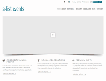 Tablet Screenshot of alistevents.net